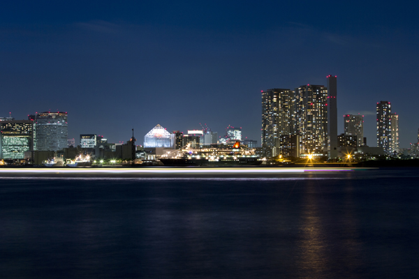 晴海夜景とにっぽん丸